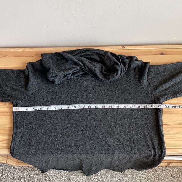 Lou & Grey SignatureSoft Cowl Neck Dress L Grey - Picture 8 of 9